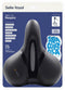 Respiro Stracciatella - Unisex Fietszadel - Relaxed - Black