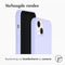 Accezz Liquid Silicone Backcover - iPhone 13 - Schokabsorberend - Paars