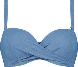 Beachlife Infinity - Multiway bikinitop - Voorgevormde cups met beugel - Blauw