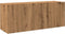 vidaXL - Tv-meubel - wandgemonteerd - 100x30x41 - cm - artisanaal - eikenkleurig