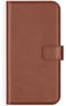 Selencia iPhone 11 Pro Max - Echt Lederen Bookcase - 3 Pashouders - Lichtbruin