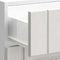 vidaXL - Keuken - onderkast - Lucca - bewerkt - hout - hoogglans - wit
