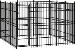 vidaXL - Hondenkennel - 8,29 - m² - staal