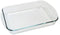 Pyrex - Cook & Enjoy Ovenschaal Rechthoek met Grepen 2,7 liter - Transparant - Borosilicaatglas