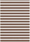 vidaXL - Zebra - rolgordijn - 155x230 - cm - stofbreedte - 150,9cm - polyester - bruin