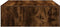 vidaXL - Salontafel - 100x100x35 - cm - bewerkt - hout - gerookt - eikenkleurig