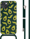 iMoshion Hoesje Geschikt voor iPhone 15 Plus Hoesje Met Koord - iMoshion Siliconen design hoesje met koord - Groen / Avocado Green