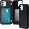 iMoshion Hoesje Geschikt voor iPhone 12 Mini Hoesje Met Pasjeshouder - iMoshion Backcover met pashouder - Zwart