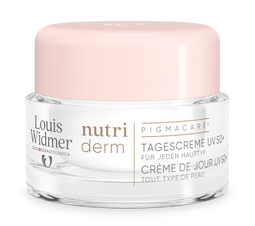 Louis Widmer Nutriderm Pigmacare® - Dagcrème UV 50+ - Vermindert pigmentvlekken - Licht geparfumeerd