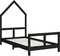 vidaXL - Kinderbedframe - 80x160 - cm - massief - grenenhout - zwart