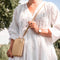 Telefoontasje Dames Crossbody - iMoshion Vegan Lederen Telefoontasje Crossbody - Universeel Schoudertasje telefoon - Beige