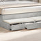 vidaXL - Ligbed - in - Betongrijs - - - 135x36.5x16.5 - cm, - Gemaakt - van - Engineered - Wood