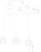 Anne Light Home Travino 4599CR - Hanglamp - hoogteverstelbaar 20-160 cm - crème