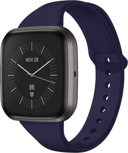 iMoshion Bandje Geschikt voor Fitbit Versa Lite / Versa 2 - iMoshion Siliconen bandje - Donkerblauw