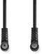 Nedis CSGL40120WT15 - Coax kabel - 150 cm - Zwart
