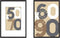 Houten fotolijst - zwart - 60 x 90 cm - fotolijstje - met passe-partout - decoratie