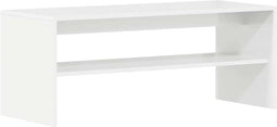 vidaXL - Tv-meubel - 100x40x40 - cm - bewerkt - hout - hoogglans - wit