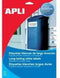 Stickers/etiketten Apli Wit 20 Lakens 99,1 x 38,1 mm