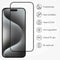 Accezz iPhone 15 - Gehard Glas Full Cover Screenprotector - 9H krasbestendig met applicator