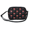 Bouffants and Broken Hearts - Dames Schoudertas - Kunstleer met lipstick design - Zwart