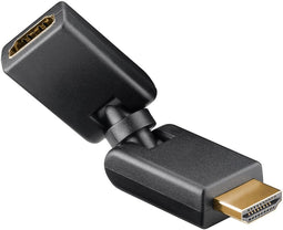 HDMI 2.0 Adapter - 180 graden draaibaar - 4K 60Hz - Zwart