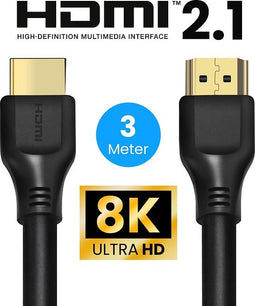 HDMI 2.1 Ultra High Speed Kabel HS – Gold Plated – 3 Meter