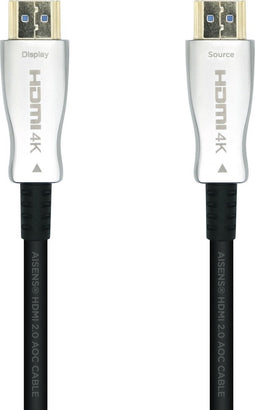 HDMI Cable Aisens V2.0 AOC Premium 4K High speed Black 20 m