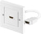 HDMI inbouw wandcontactdoos met 1 aansluiting - versie 2.0 (4K 60Hz + HDR) - 0,10 meter