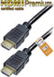 HDMI kabel - versie 2.0 (4K 60Hz + HDR) - CU koper aders / zwart - 5 meter
