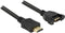 HDMI (m) - HDMI (v) inbouw adapter - versie 1.4 (4K 30Hz) - 1 meter