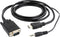 HDMI naar VGA + 3,5mm Jack kabel / zwart - 1,8 meter