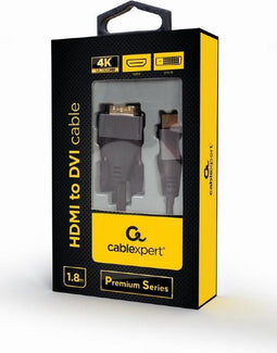 HDMI to DVI Cable GEMBIRD CC-HDMI-DVI-4K-6 (1,8 m) 4K Ultra HD
