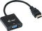HDMI to VGA Adapter i-Tec HDMI2VGAADA Black 15 cm