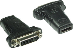 HDMI (v) - DVI-I Dual Link (v) adapter / zwart