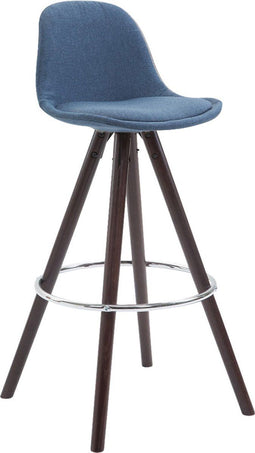 Barkruk Kempele Stof Rond C, Rood