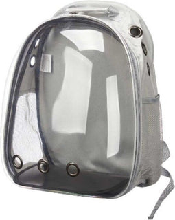 Huisdierenrugzak Grijs Transparant 33 x 12 x 42 cm