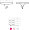 Obsessive - Miamor Kruisloze String Zwart L/XL