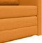 vidaXL - Vloersofa - Bed - 2-in-1 - Donkergeel - 124x71x78 - cm - Stof