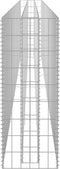 vidaXL - Gabion - plantenbak - verhoogd - 450x30x90 - cm - gegalvaniseerd - staal