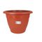 Bloempot Dem Squares Plastic Bruin Ø 60 cm (6 Stuks)