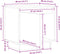 vidaXL - Nachtkastjes - 2 - st - 40x30x40 - cm - massief - grenenhout - wit
