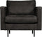 BePureHome Rodeo Classic Fauteuil - Recycle Leer - Zwart - 83x98x88