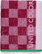 Strandhanddoek Benetton Squares Roze (70 x 140 cm)