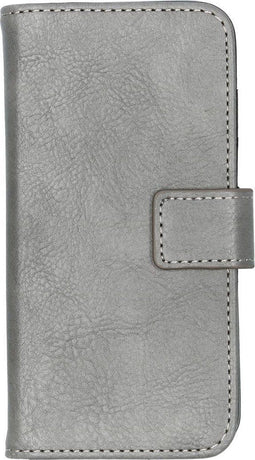 iMoshion Hoesje Geschikt voor iPhone SE (2022) / SE (2020) / 8 / 7 / 6s / 6 Hoesje Met Pasjeshouder - iMoshion Luxe Bookcase - Grijs