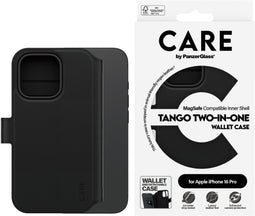PanzerGlass CARE by PG Tango 2in1 Wallet - MagSafe geschikt - Soft-touch grip - Transparant