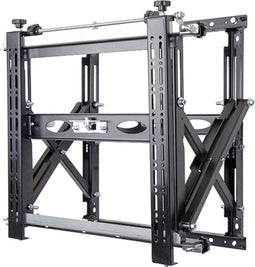 B-Tech Heavy Duty Pop-Out Muurbeugel - Max. 125 kg - VESA 200x100mm tot 400x400mm - Zwart