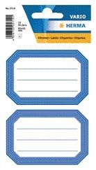 Etiket HERMA 5714 82x55mm schrift blauwe rand 12stuks | 10 stuks