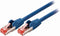 Nedis CAT6 Netwerkkabel - RJ45 Male - RJ45 Male - S/FTP - 0.15 m - Rond - LSZH - Blauw - Polybag
