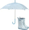 Little Dutch Sailors Bay - Kinderregenlaarzen - Rubber met textiel voering - Blauw - mt 22/23