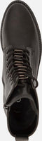 Gabor 72.745.57 - Dames Enkellaarzen - Veterboots met rits - Zwart - Maat 40